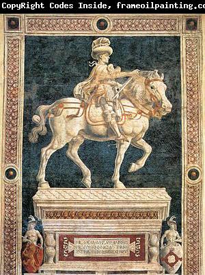 Andrea del Castagno Equestrian Statue of Niccolo da Tolentino